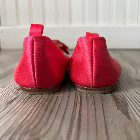 kate spade x baby Gap Hot Pink Satin Ballet Flats, Size 6 - Picture 4 of 6